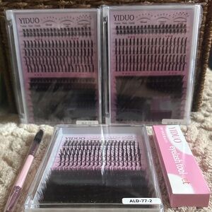 Pink Eyelash Extensions Kit